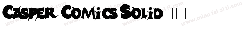 Casper Comics Solid字体转换